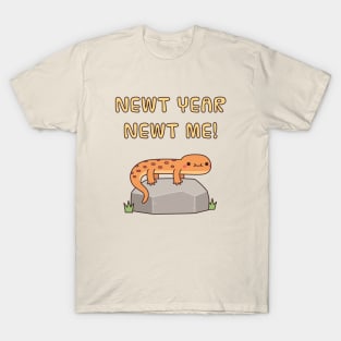 Newt Year Newt Me New Year Resolutions Funny T-Shirt